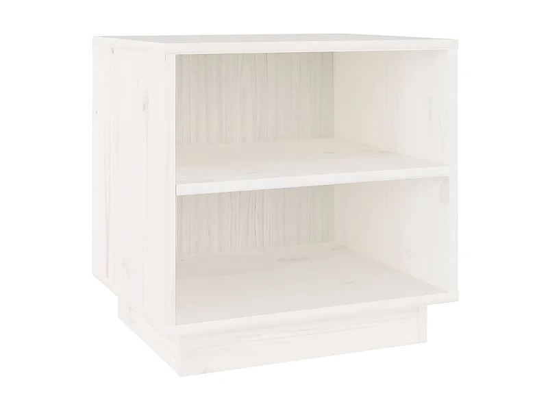 Tables de chevet 2 pcs Blanc 40x34x40 cm Bois de pin solide