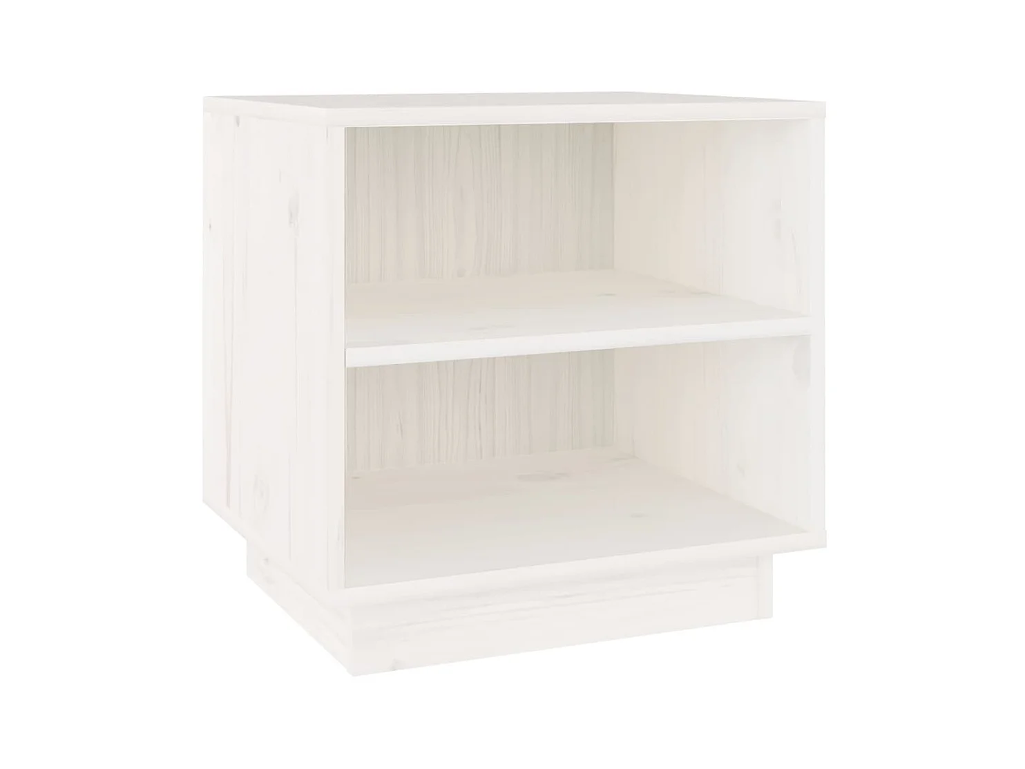 Tables de chevet 2 pcs Blanc 40x34x40 cm Bois de pin solide