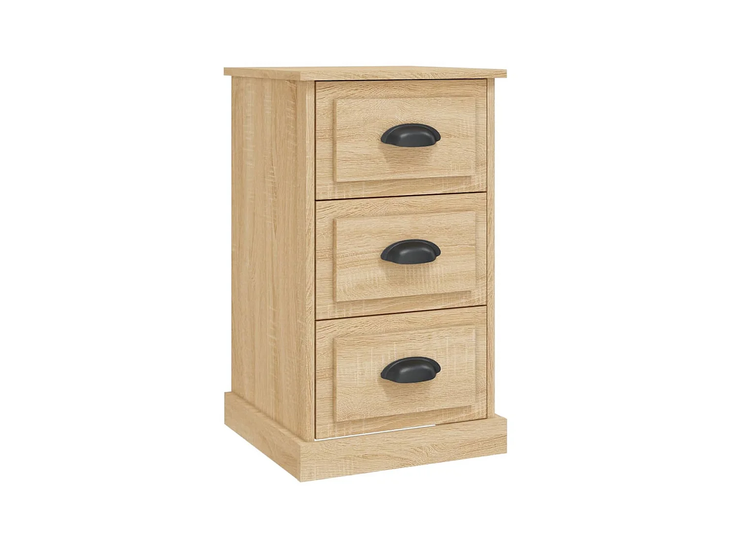 Table de chevet chêne sonoma 39x39x67 cm bois d'ingénierie
