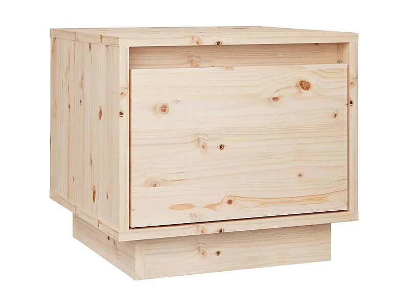 Comodino 35x34x32 cm Legno di pino massiccio