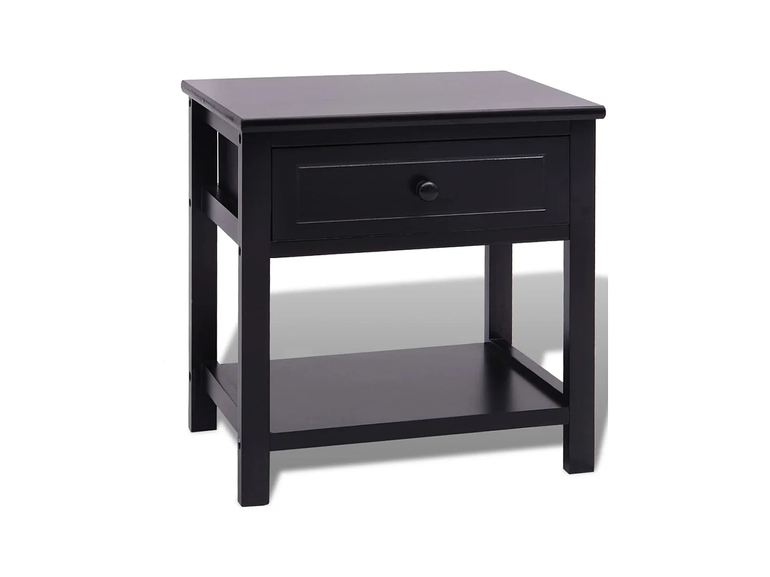 Table de chevet Bois Noir