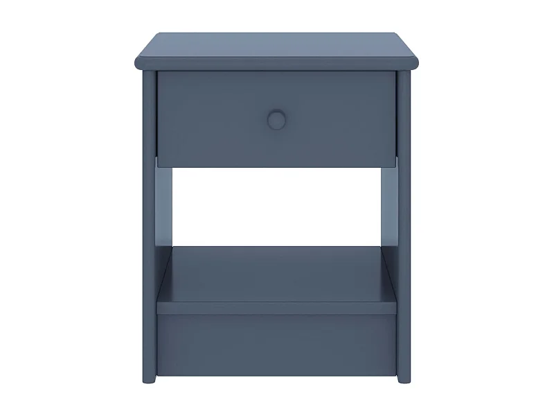 Table de chevet Gris clair 35x30x40 cm Bois de pin massif