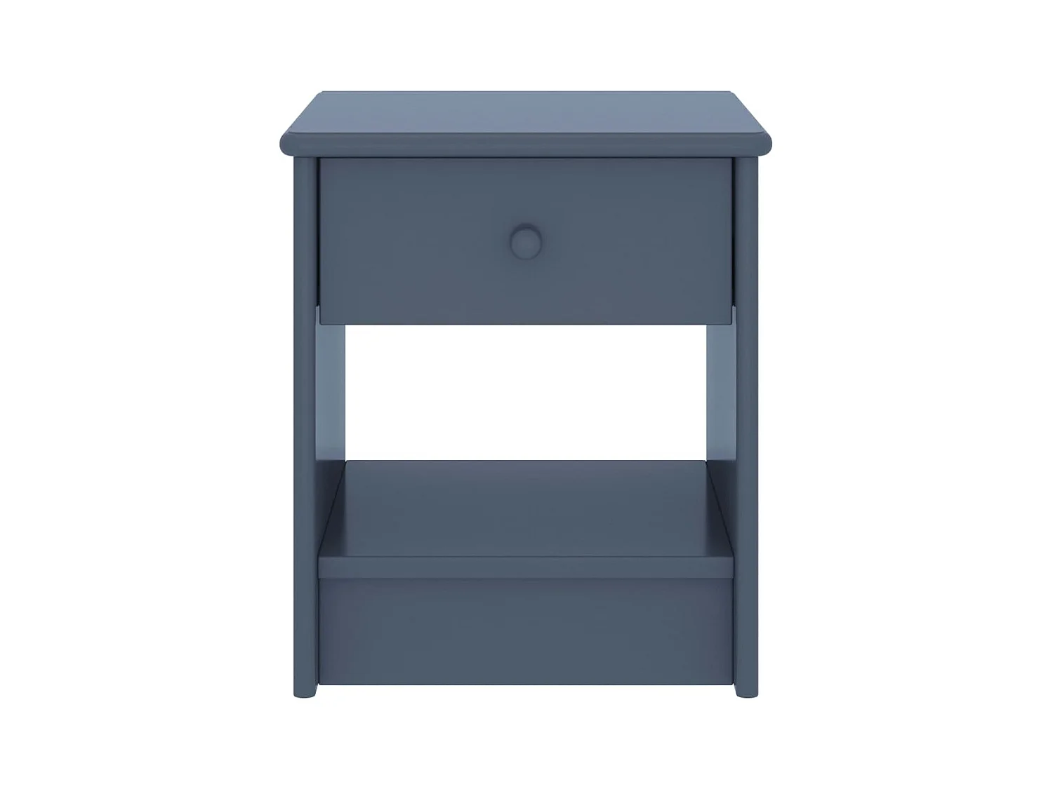 Comodino Grigio chiaro 35x30x40 cm Legno di pino massiccio
