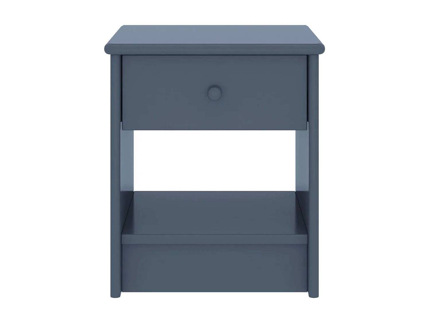 Comodino Grigio chiaro 35x30x40 cm Legno di pino massiccio