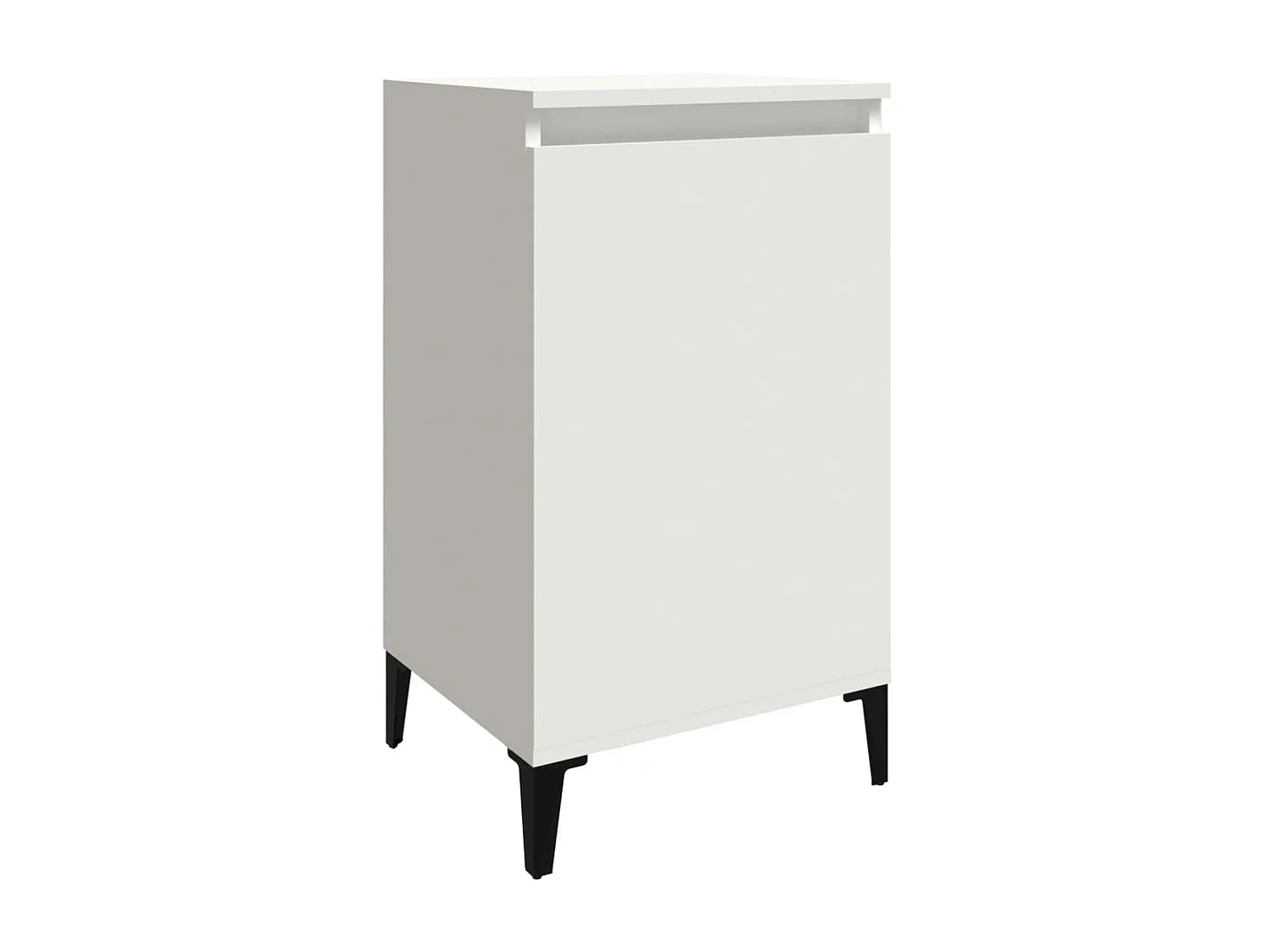 Mesa de cabeceira branca 40x35x70 cm madeira trabalhada