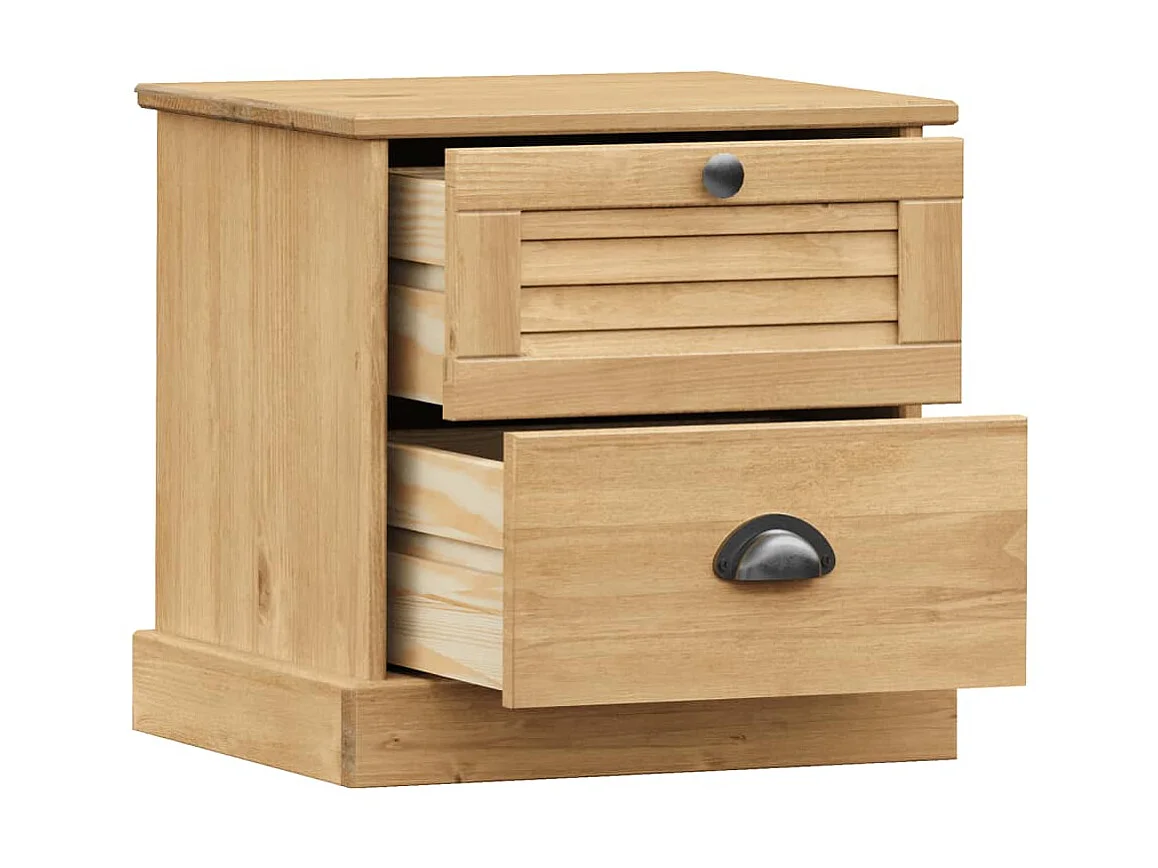 Table de chevet VIGO 42x35x40 cm bois de pin massif