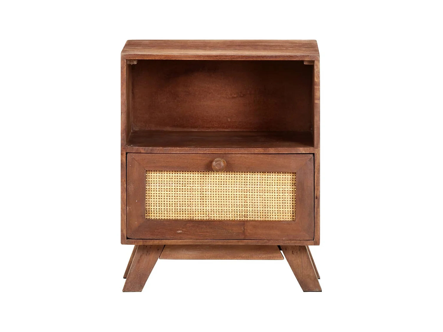 Nachttisch 40x30x50 cm Massives Mangoholz