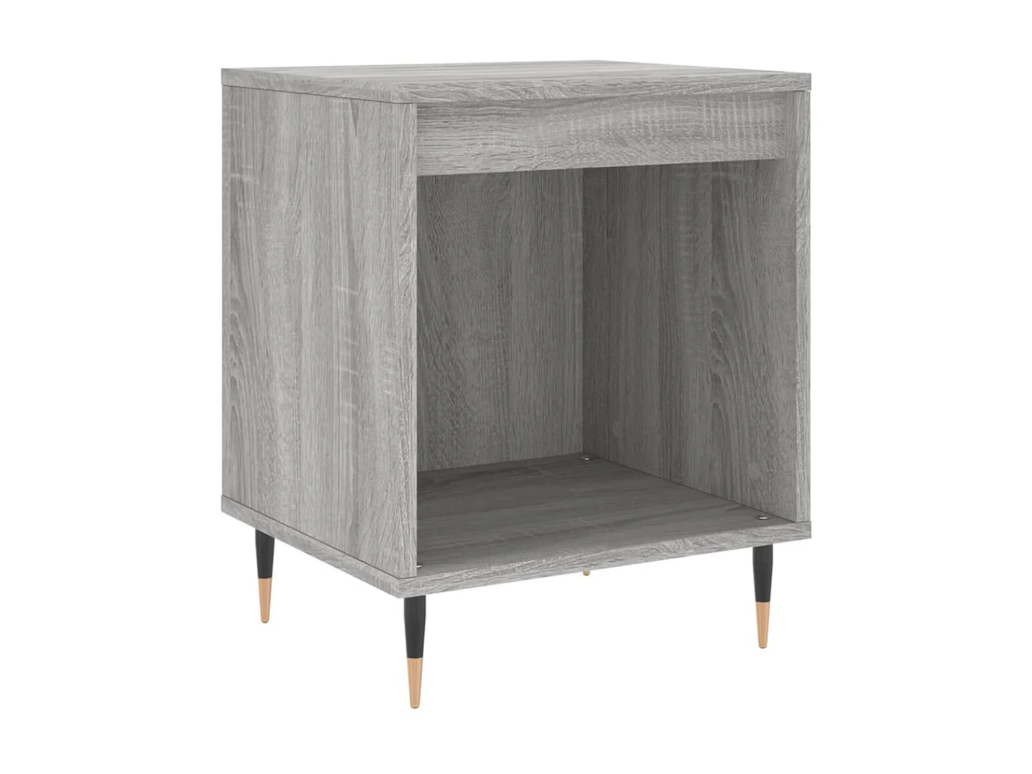 Table de chevet sonoma gris 40x35x50 cm bois d’ingénierie