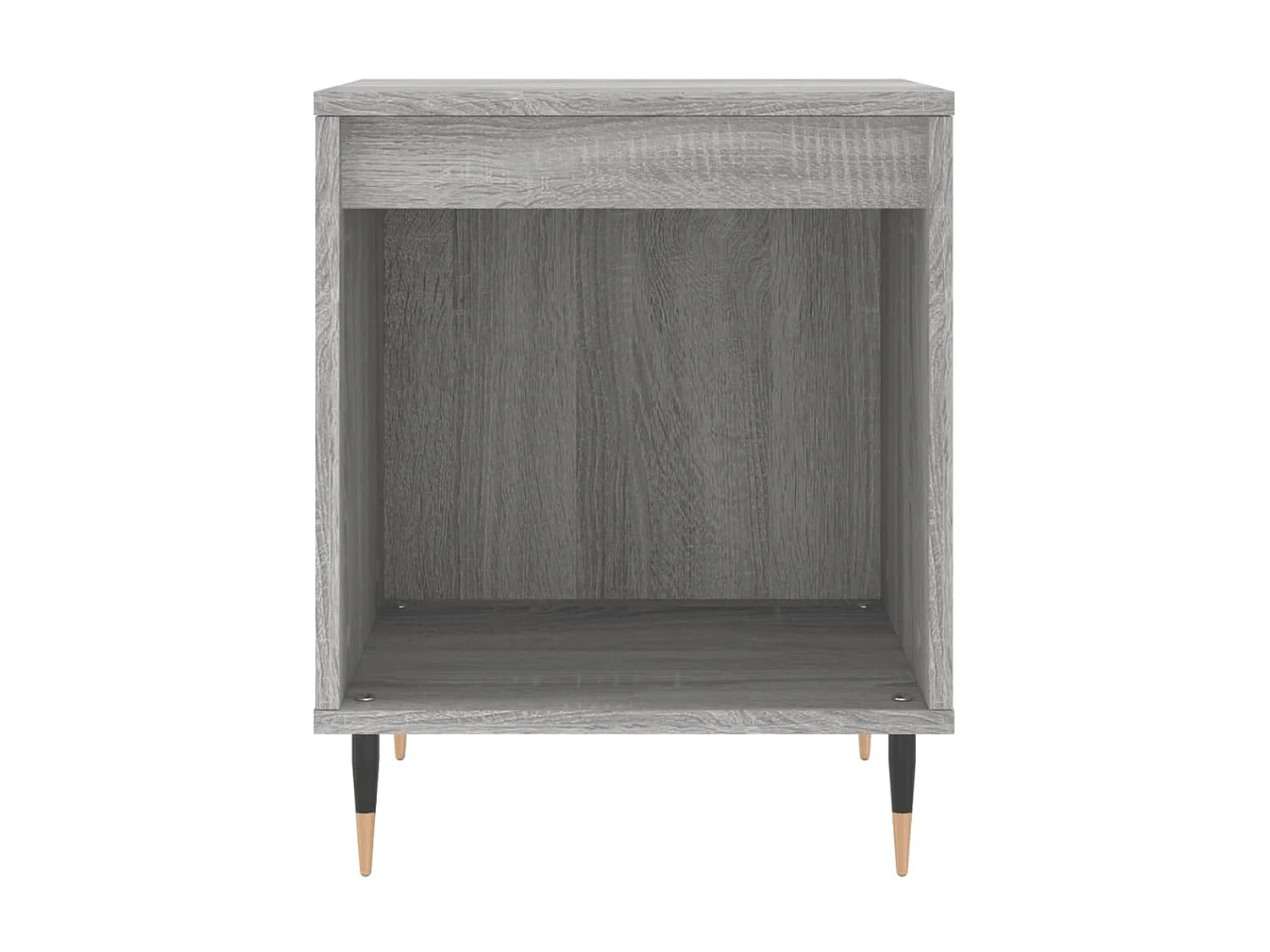 Table de chevet sonoma gris 40x35x50 cm bois d’ingénierie