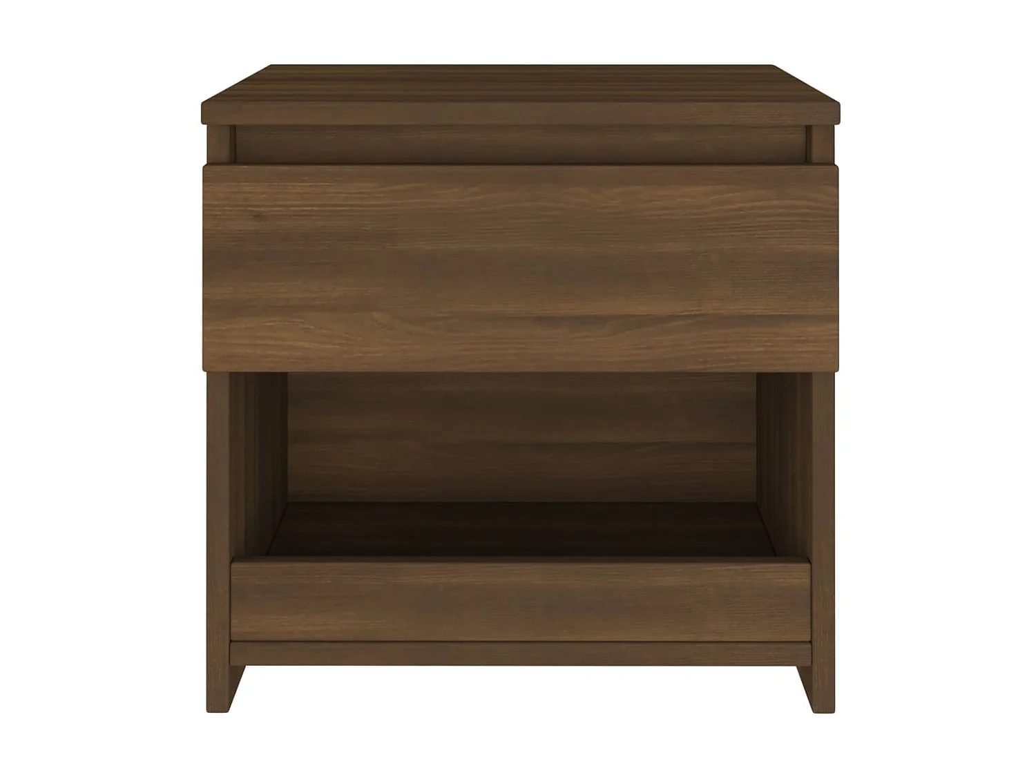 Comodino Rovere marrone 40x30x39 cm MDF