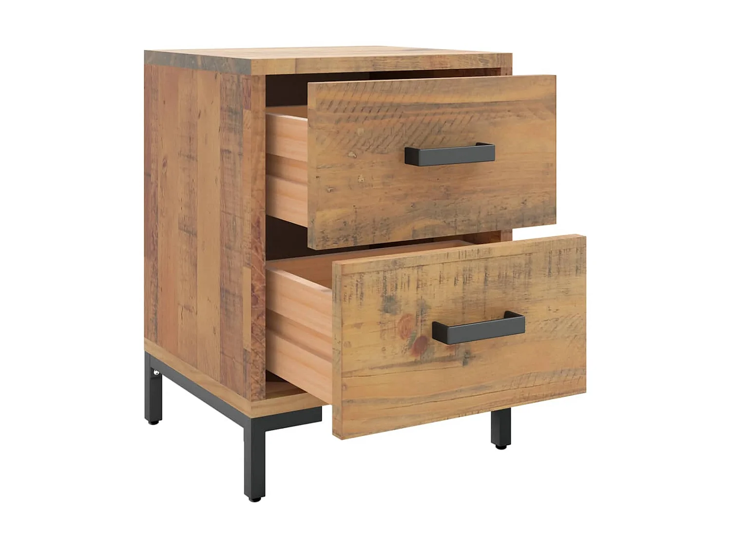 Tables de chevet 2 pcs 36x30x45 cm Bois de pin massif