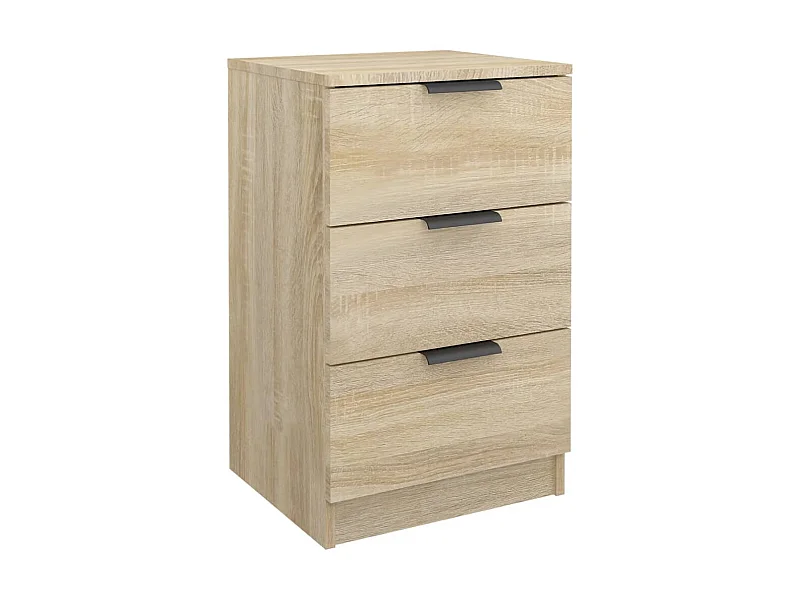 Comodino rovere Sonoma 40x36x65 cm