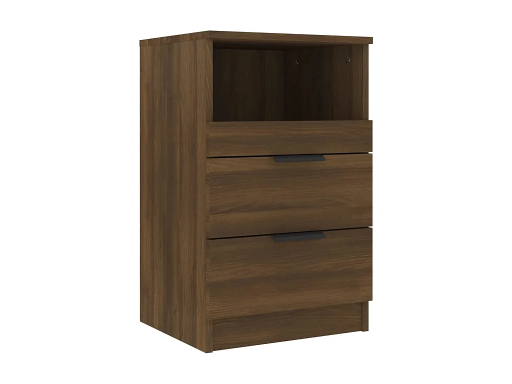 Table de chevet Chêne marron Bois d'ingénierie