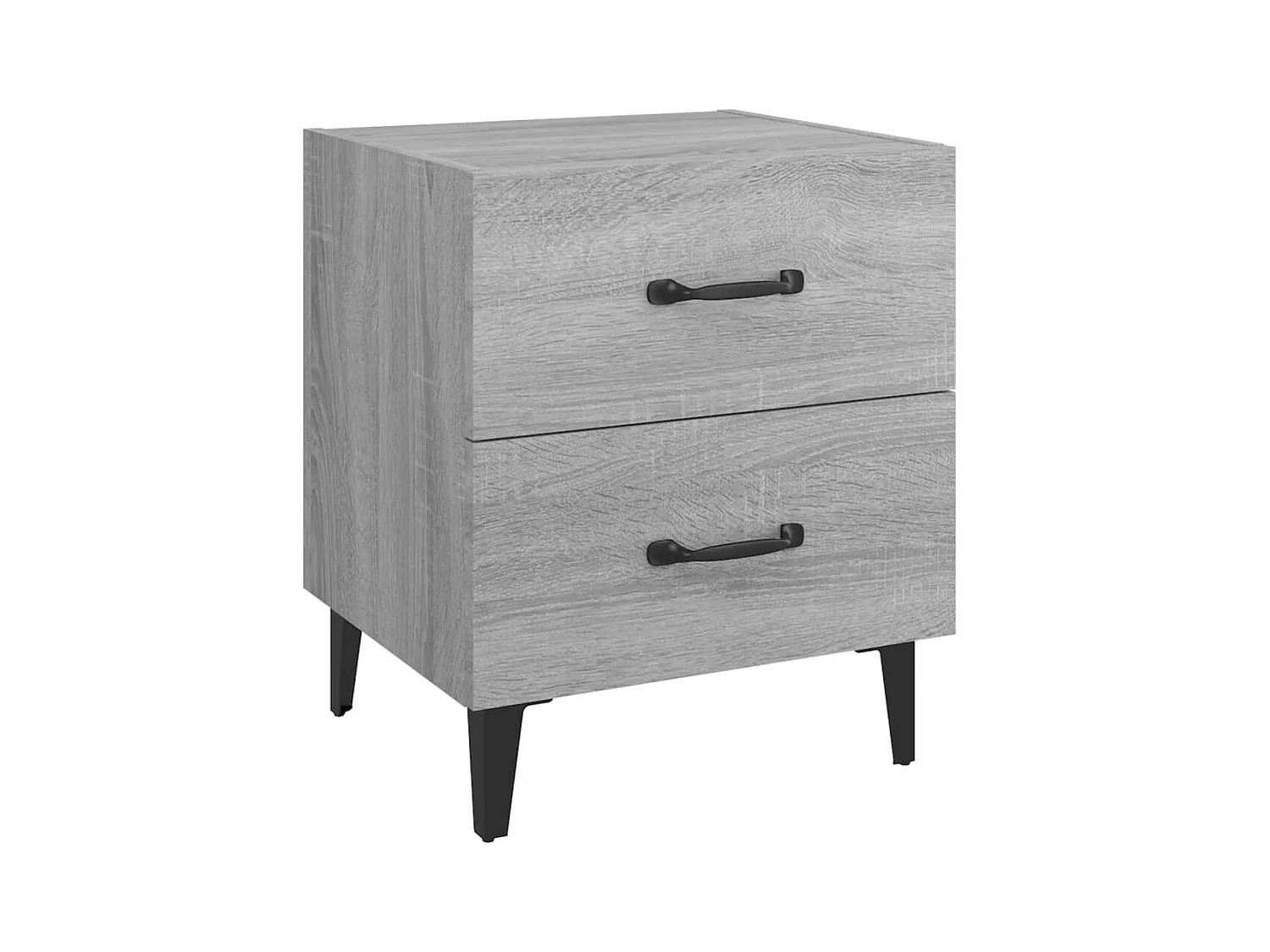 Table de chevet Sonoma gris 40x35x47,5 cm
