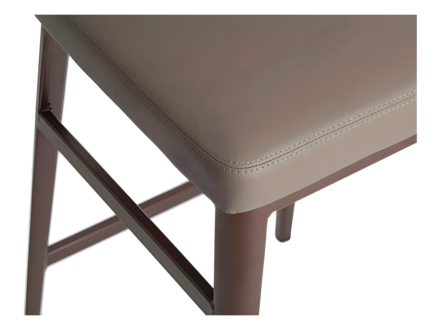 Gepolsterter Kunstlederhocker  4000 ANGEL CERDA