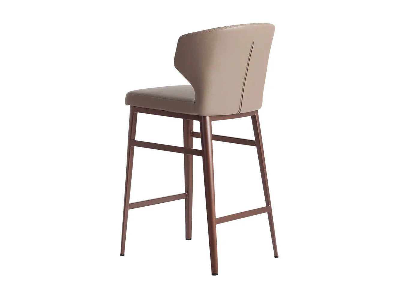 Stoel in donker nerts eco-leer 4000 ANGEL CERDA