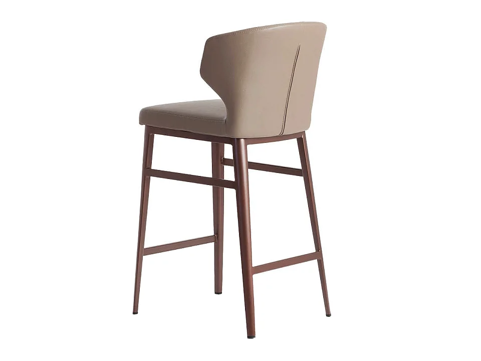 Tabouret en similicuir vison foncé 4000 ANGEL CERDA