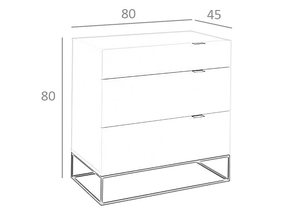 Kommode graues Holz und schwarzer Stahl 7020 ANGEL CERDA