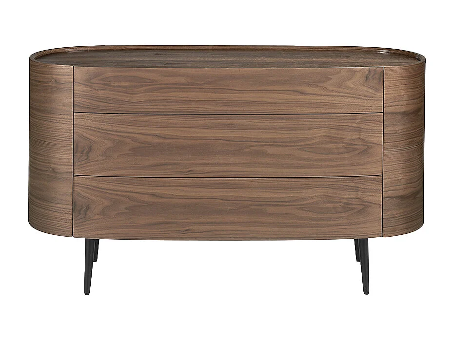 Komoda orzech i czarna stal 7075 ANGEL CERDA