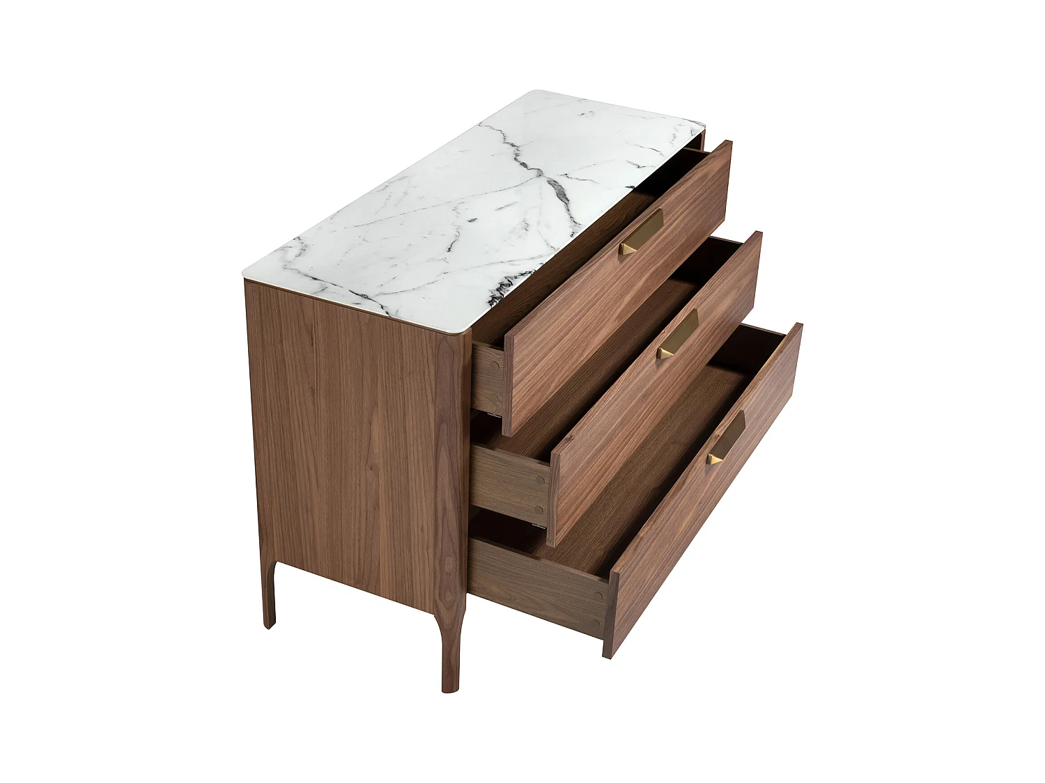 Commode en fibre de verre effet marbreet 7044 ANGEL CERDA