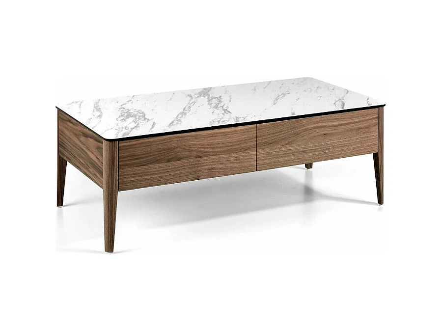 Table basse en porcelaine et bois 2049 ANGEL CERDA