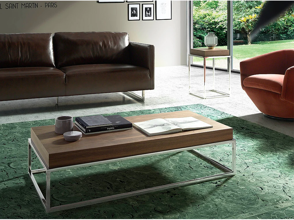 Rechteckiger Couchtisch Nussbaum  2026 ANGEL CERDA