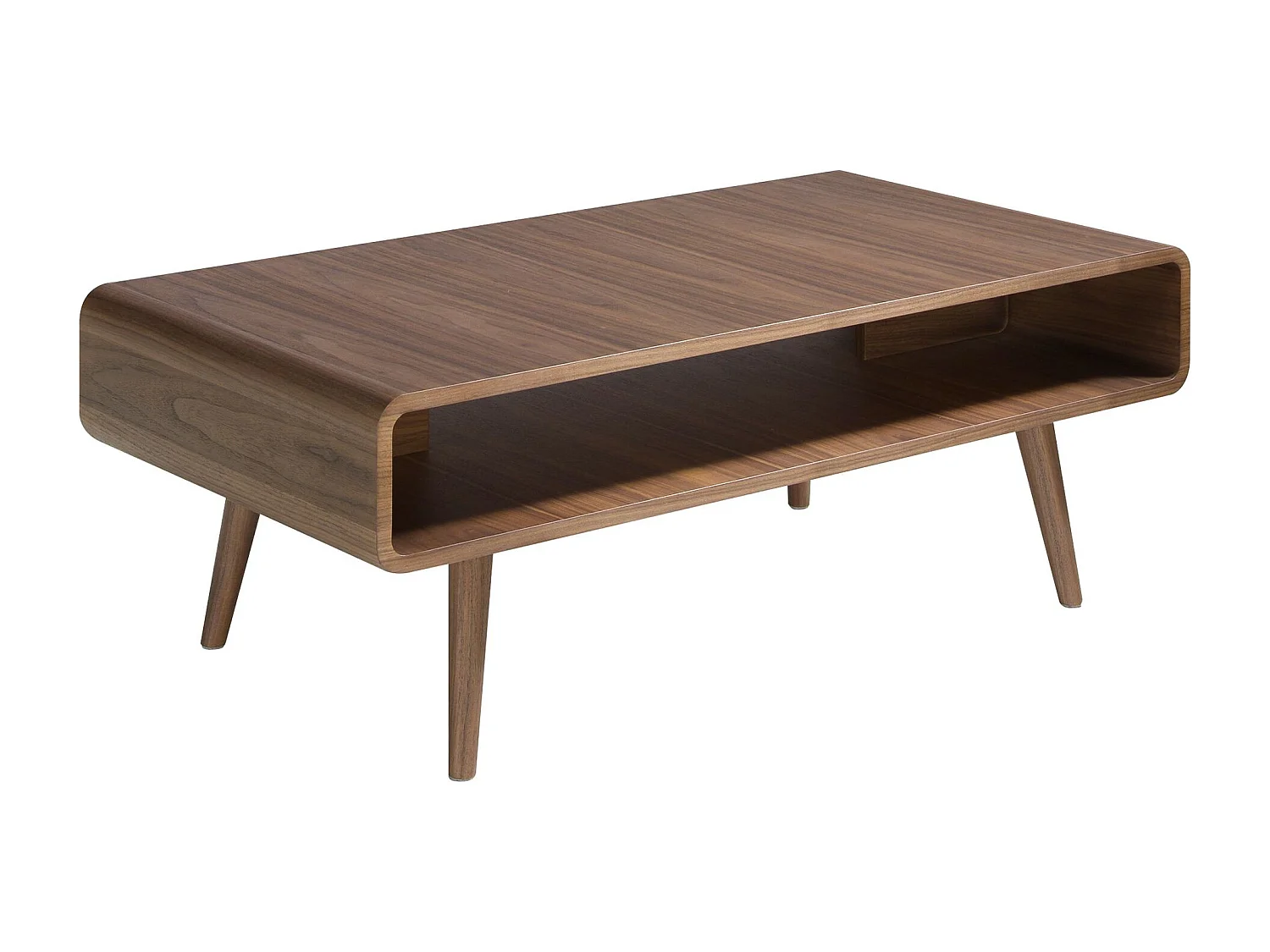 Table basse rectangulaire en noyer 2021 ANGEL CERDA