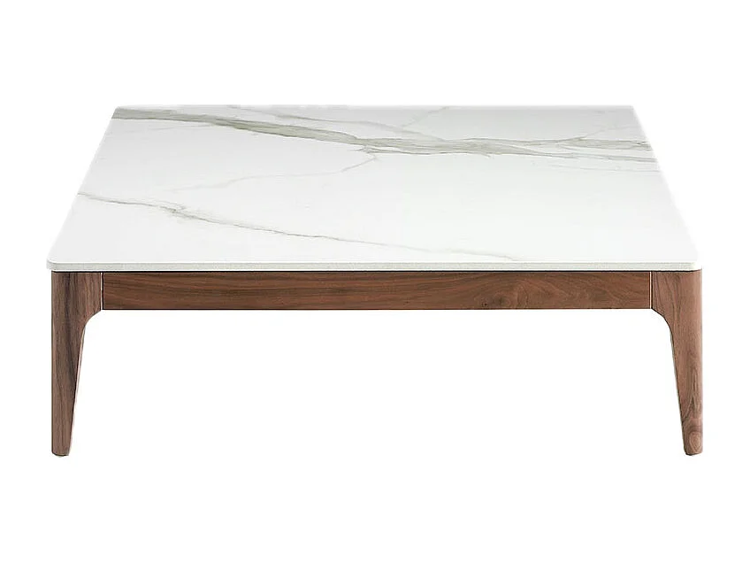 Table basse en verre imitation marbreet 2042 ANGEL CERDA
