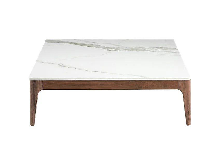 Table basse en verre imitation marbreet 2042 ANGEL CERDA