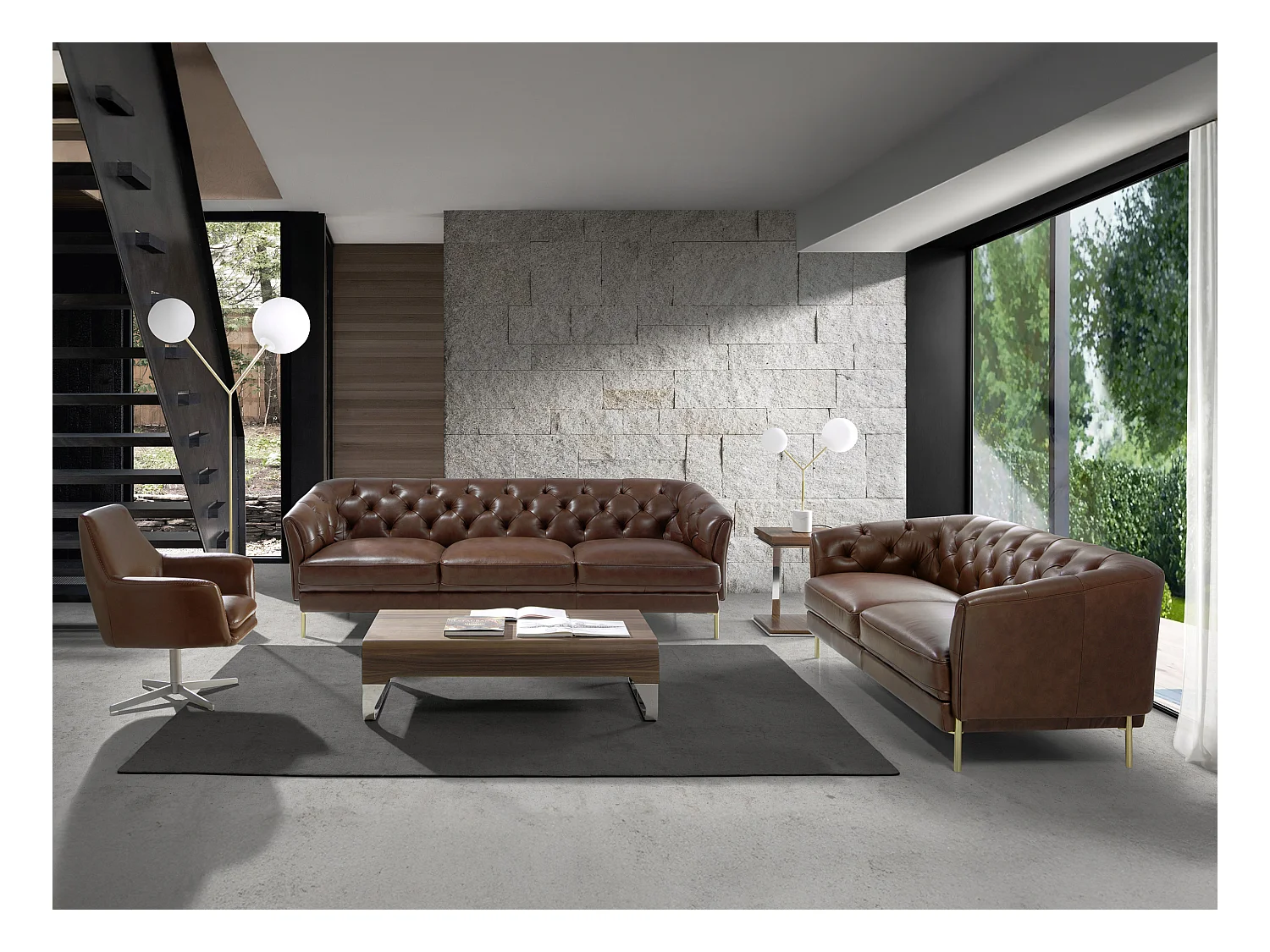 Couchtisch aus Walnussholz  2001 ANGEL CERDA