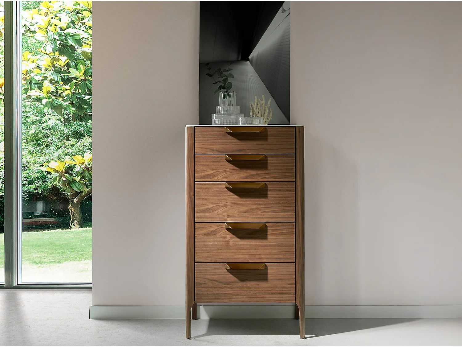 Chiffonnier de noyer 7039 ANGEL CERDA