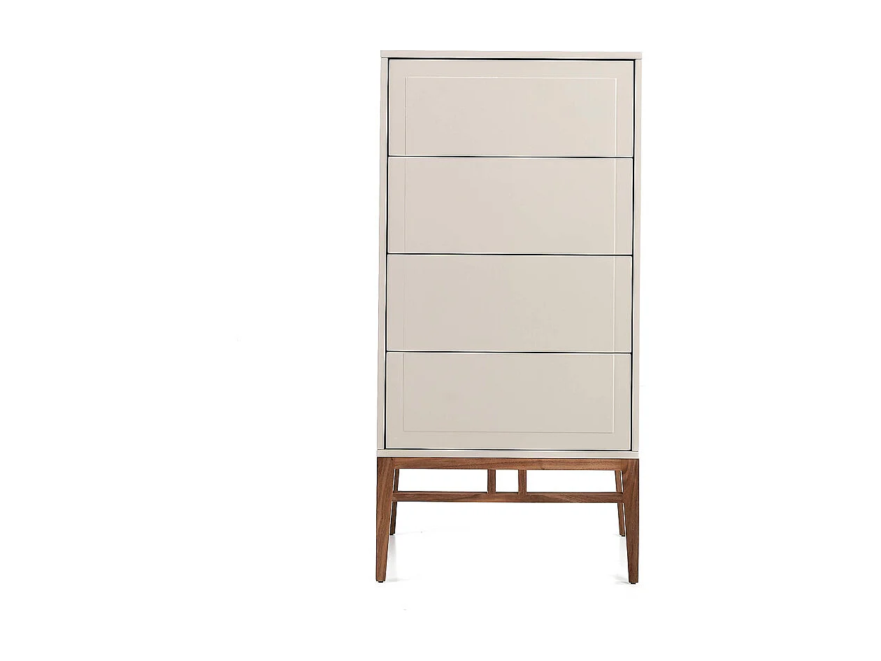 Grau-Walnuss-Schubladenschrank  7036 ANGEL CERDA