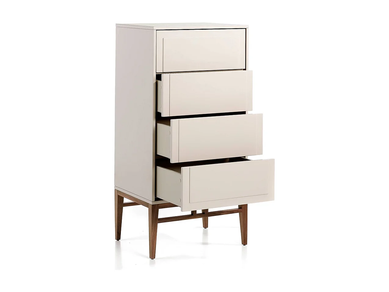 Grau-Walnuss-Schubladenschrank  7036 ANGEL CERDA