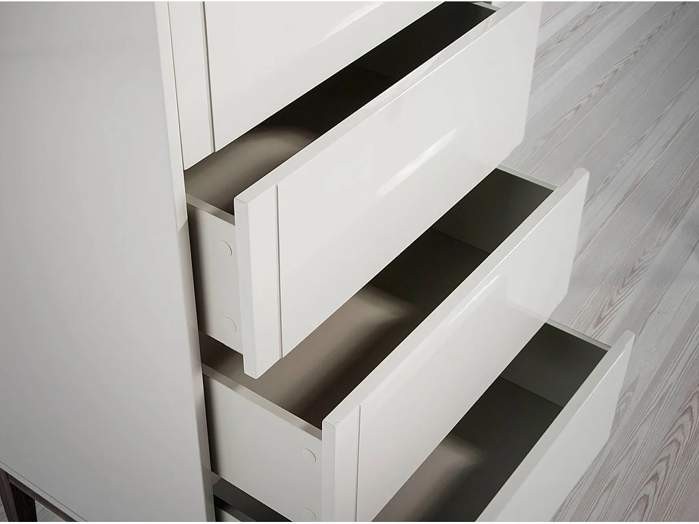 Grau-Walnuss-Schubladenschrank  7036 ANGEL CERDA