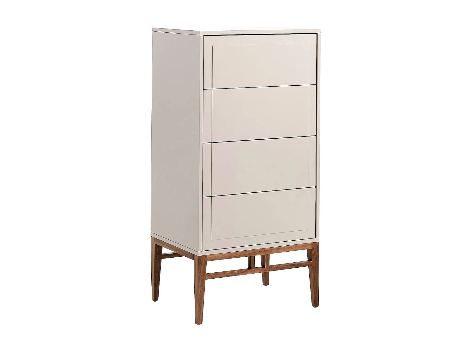 Chiffonnier beige et noyer 7036 ANGEL CERDA