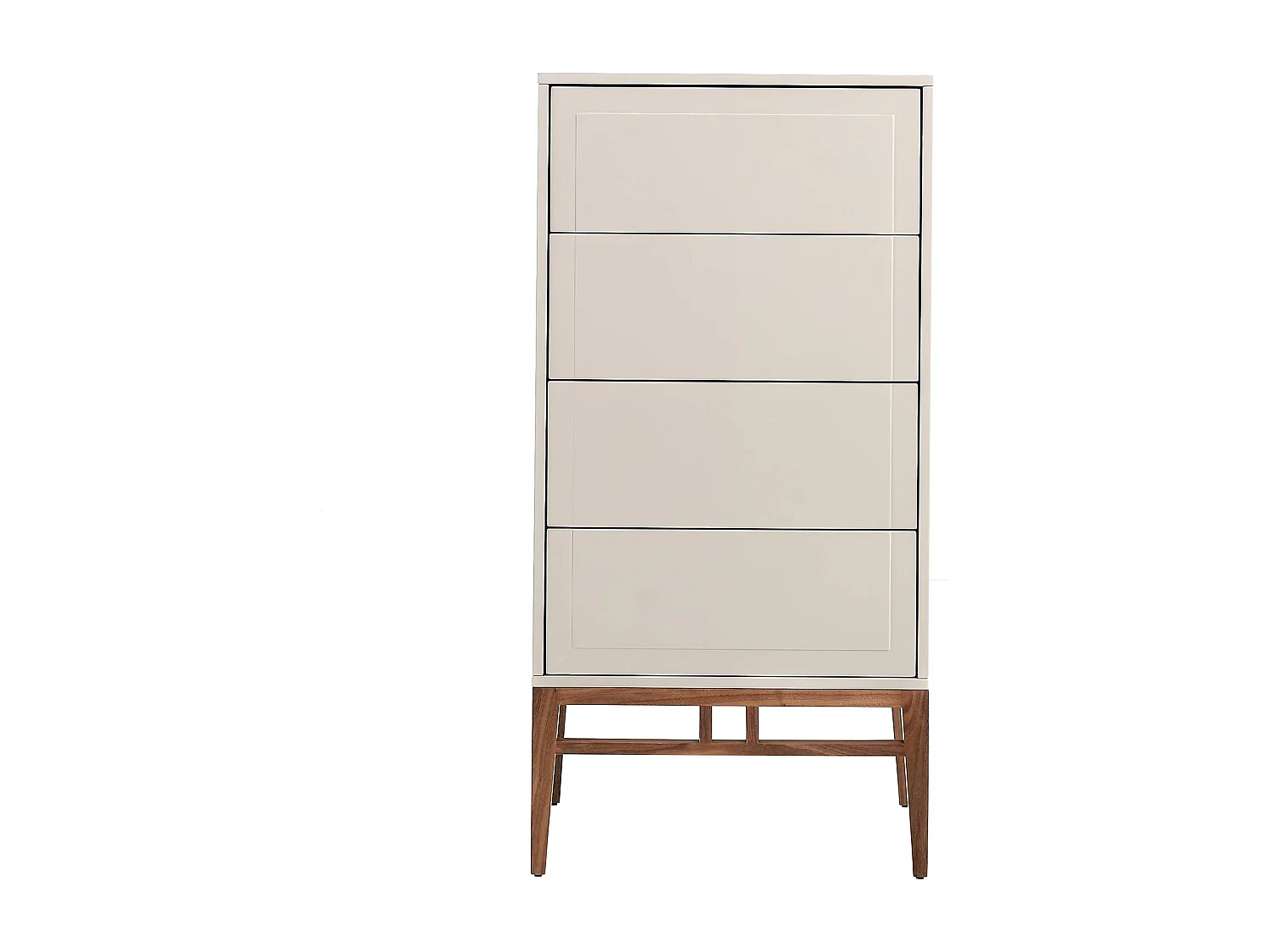 Chiffonnier beige et noyer 7036 ANGEL CERDA