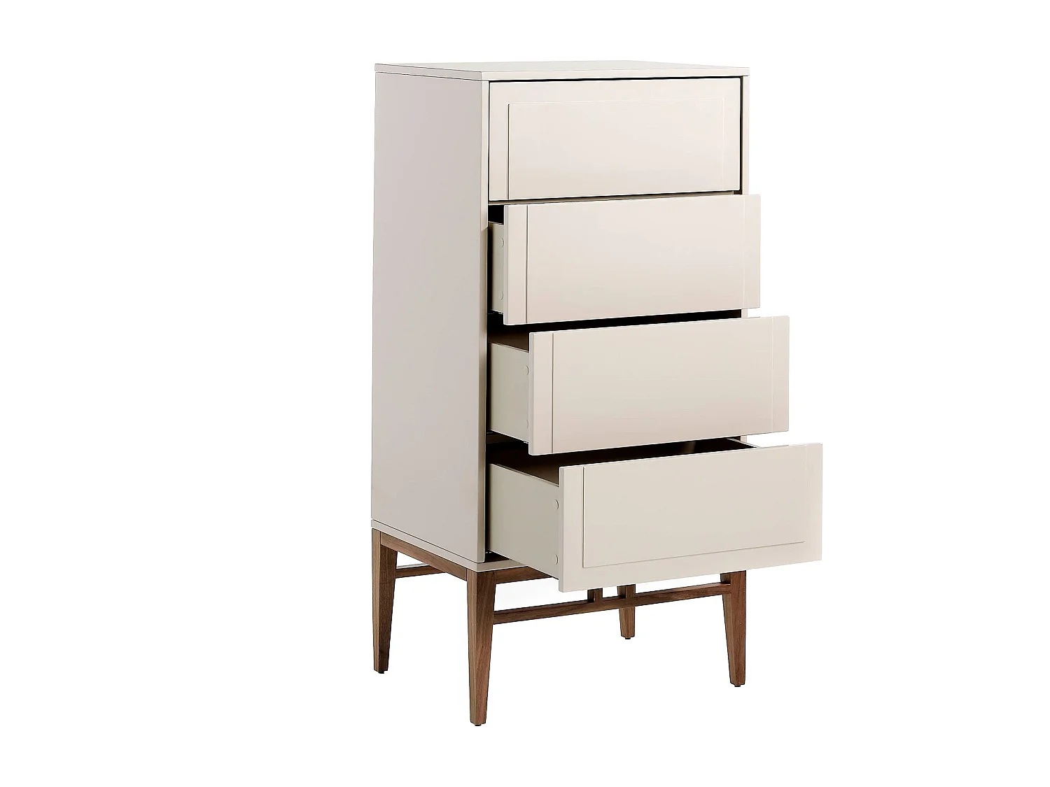 Chiffonnier beige et noyer 7036 ANGEL CERDA