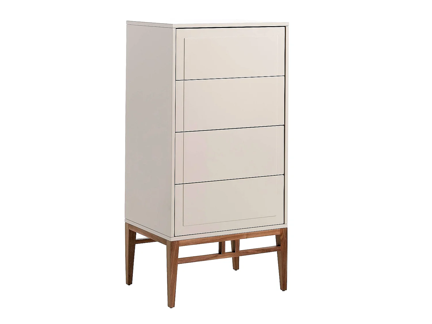 Chiffonnier beige et noyer 7036 ANGEL CERDA