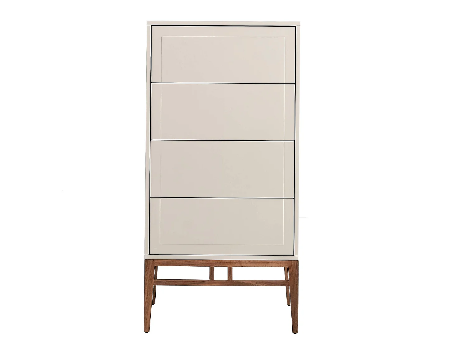 Chiffonnier beige et noyer 7036 ANGEL CERDA