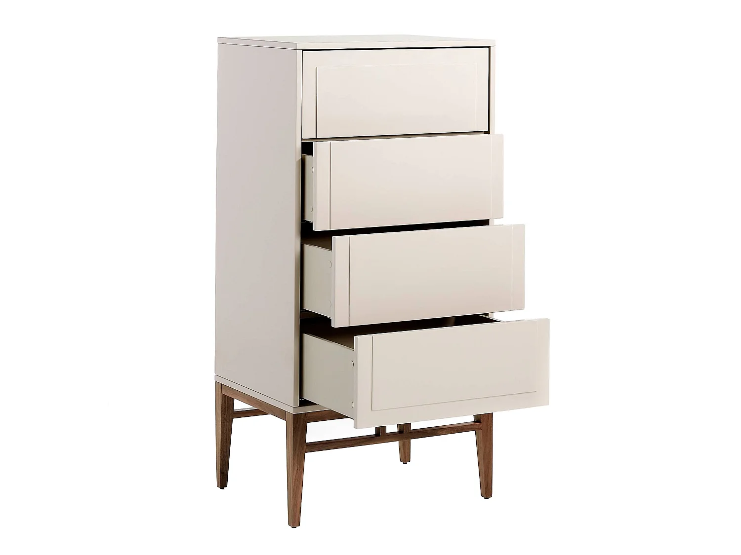Chiffonnier beige et noyer 7036 ANGEL CERDA