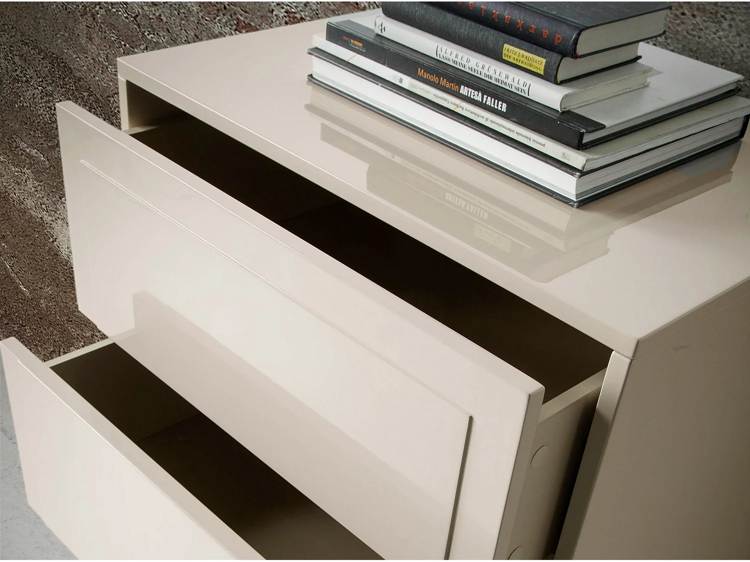 Chifonier madera beige y nogal 7036 ANGEL CERDA