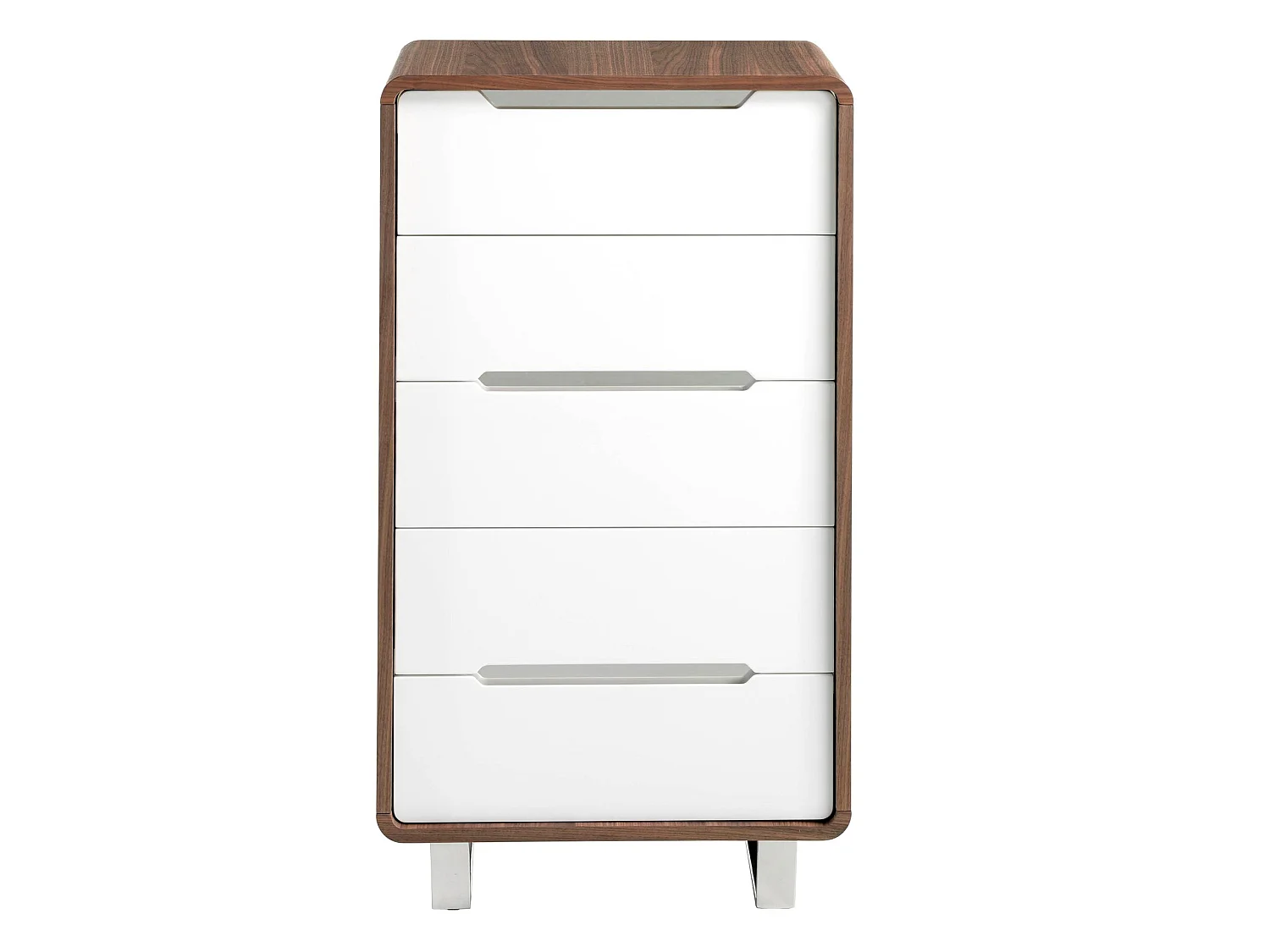 Chiffonier Nussbaum und gehärtetes Glas 7041 ANGEL CERDA