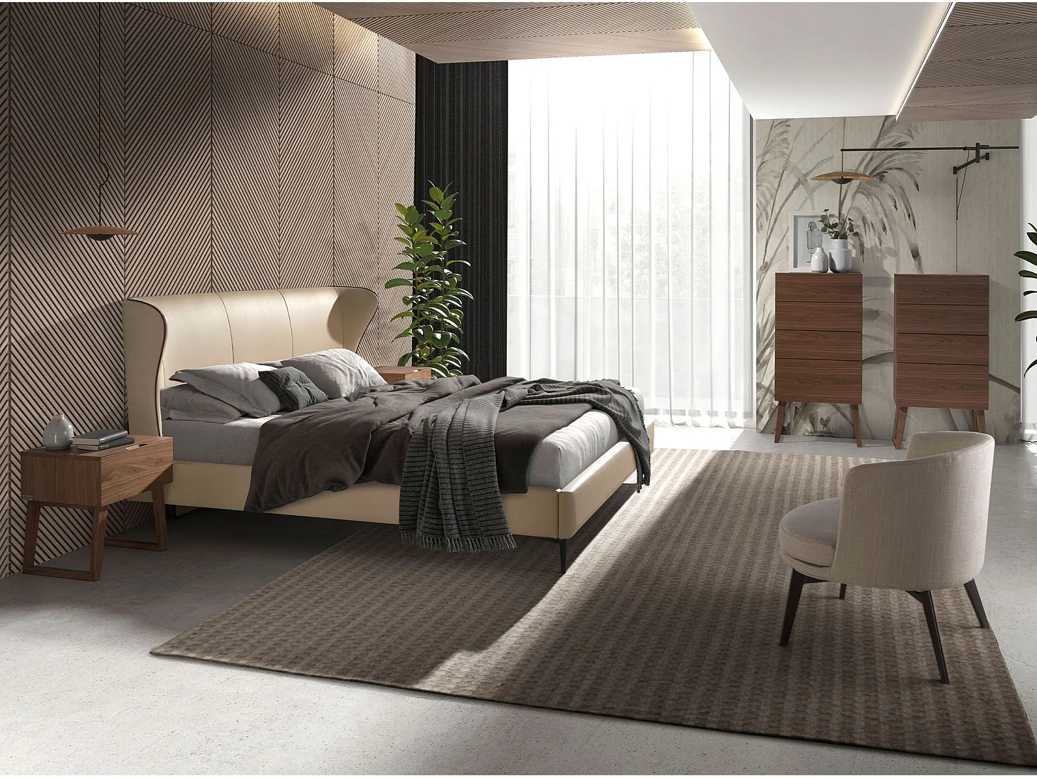 Chiffonnier en noyer 7024 ANGEL CERDA