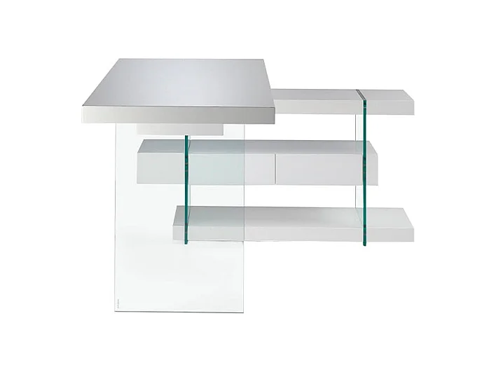 Mesa de escritório com tampo principal, gavetas  3002