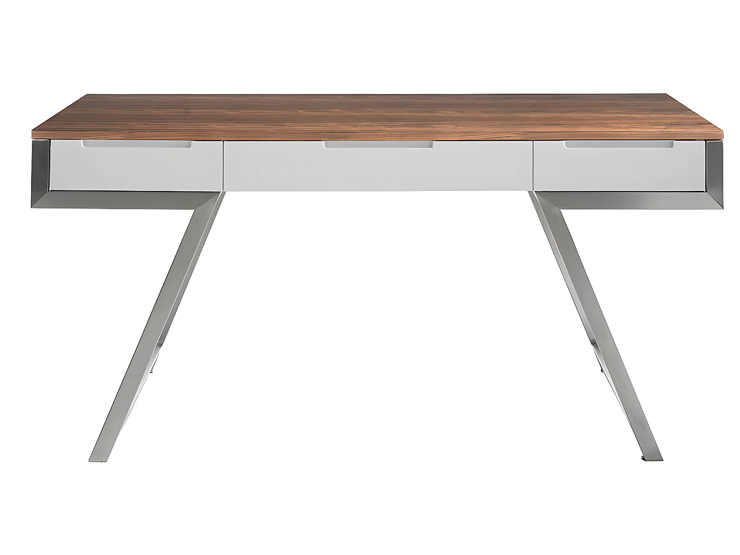 Bureau en bois de noyer et blanc 3134 ANGEL CERDA