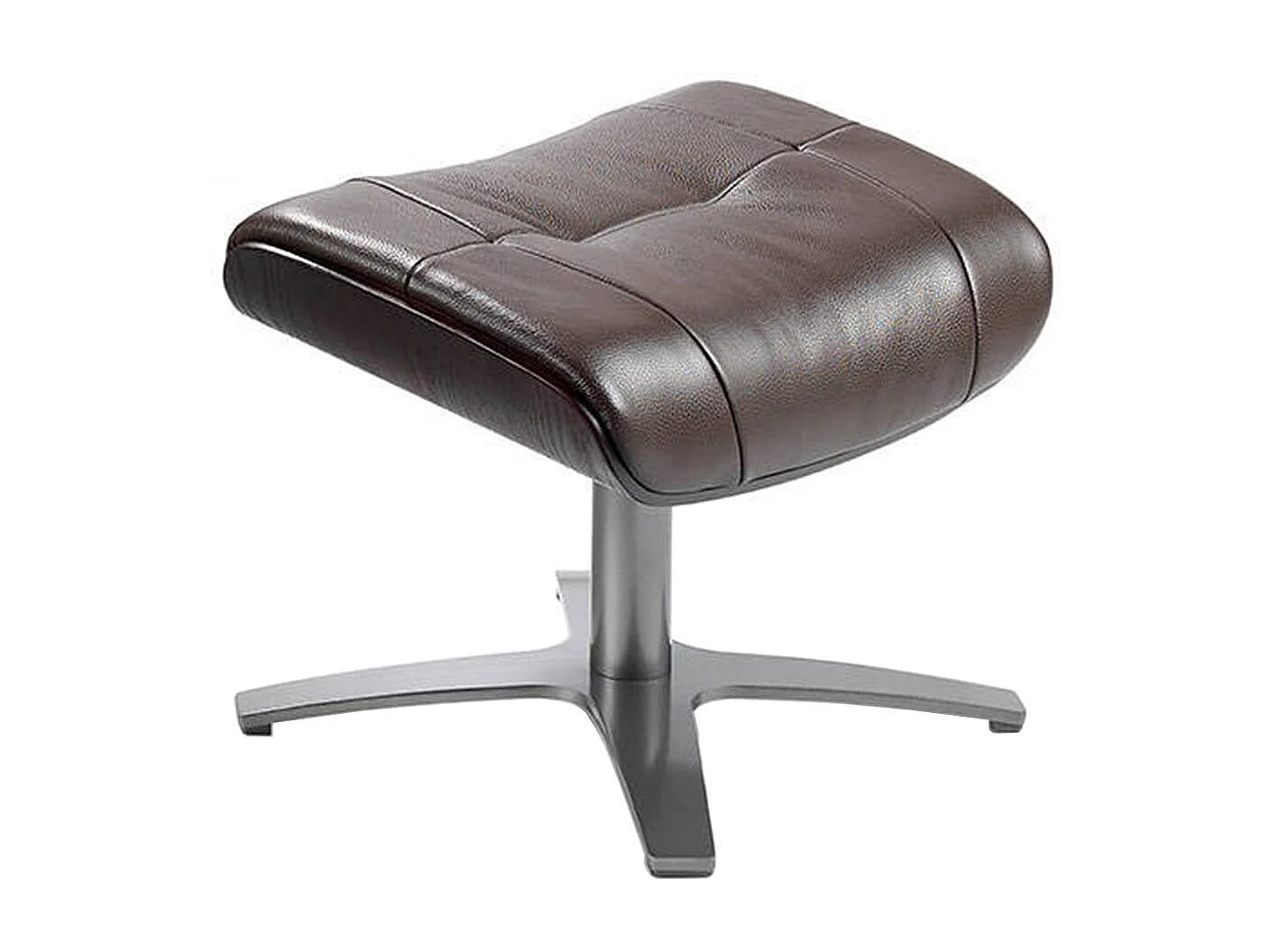 Repose-pieds en cuir brun chocolat 5003 ANGEL CERDA