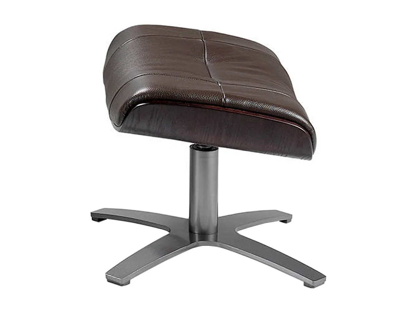 Repose-pieds en cuir brun chocolat 5003 ANGEL CERDA