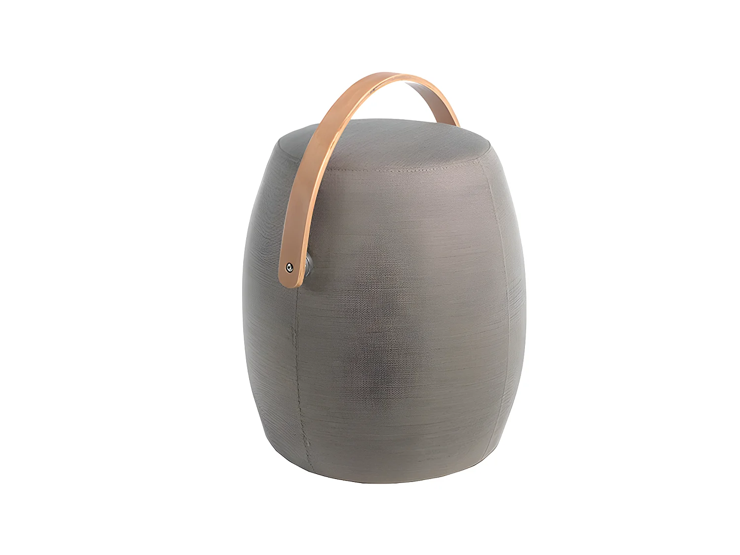 Puff rembourré en tissu gris 5074 ANGEL CERDA