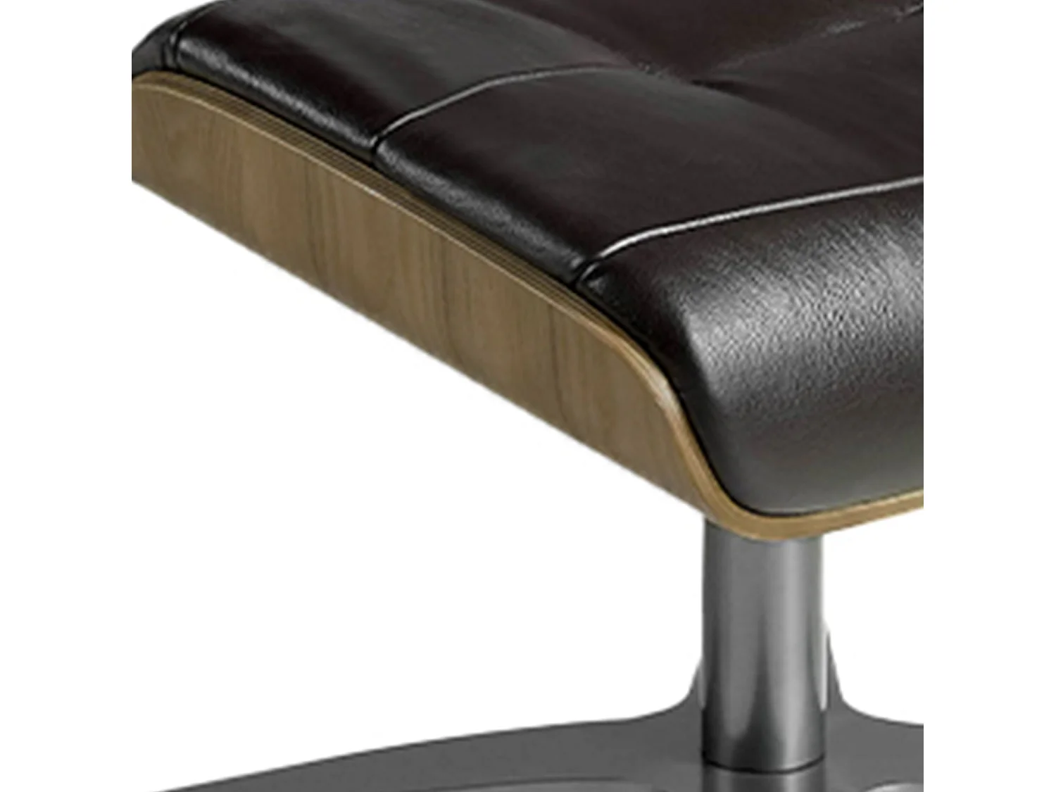 Repose-pieds en cuir marron chocolat 5035 ANGEL CERDA