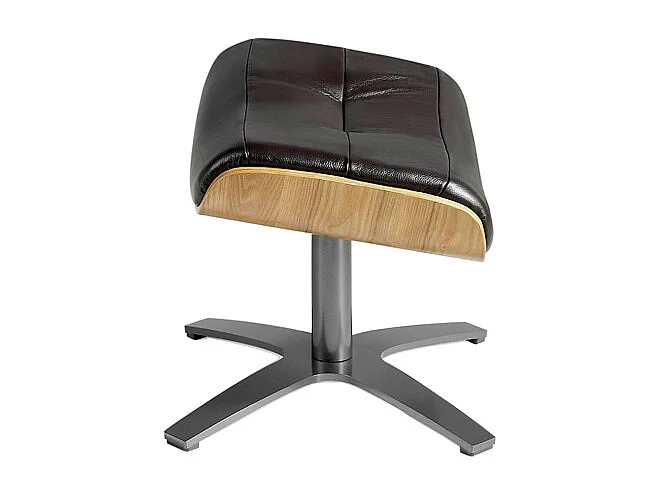 Repose-pieds en cuir marron chocolat 5035 ANGEL CERDA